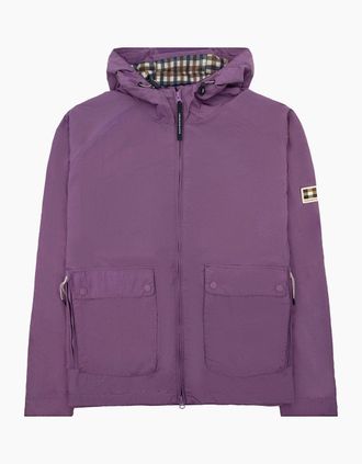 Aquascutum Mens Aquascutum Lamina Hooded Jacket Purple 09 - Size: 44/Regular