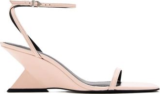 Schutz 75mm Joanna sandalen met geometrische sleehak - Roze