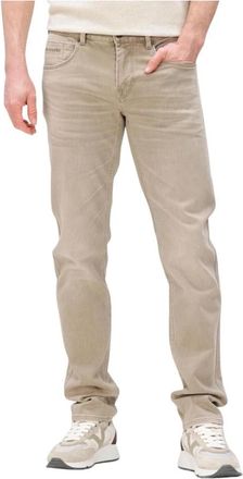 PME Legend Nightflight Jeans - Heren - Slim Fit Jeans - Beige - W34 L30 - Katoen - Jeans