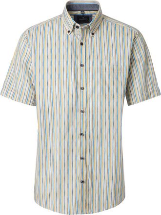 Casamoda Casual overhemd korte mouw Casa Moda geel
