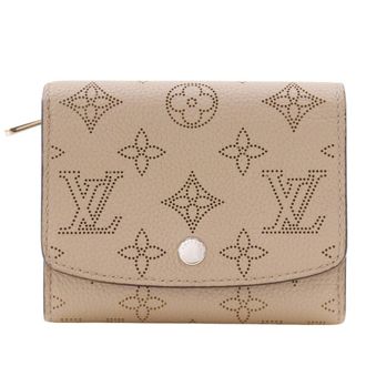 Louis Vuitton Gray Iris Mahina Leather Wallet (Bi-Fold) (Pre-Owned)