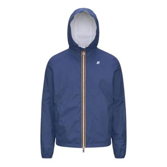 K-Way Blauwe Fiord Jas - Heren - Zomerjassen - Blauw - S - Jassen