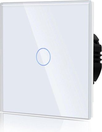 OEM Interruptor T&aacute;ctil Para Aplique De Pared, Modelo Est&aacute;ndar, 110 V - 240 V, Panel De Cristal Templado Con Retroiluminaci&oacute;n Led, Unipolar, Blanco