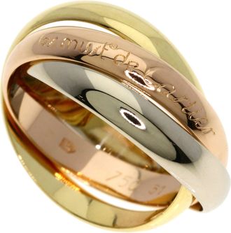 Cartier Yellow Gold (18K) Pink Gold (18K) White Gold (18K) Band Ring (Pre-Owned)