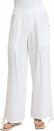 Xcvi Lenka Wide Leg Pants In White