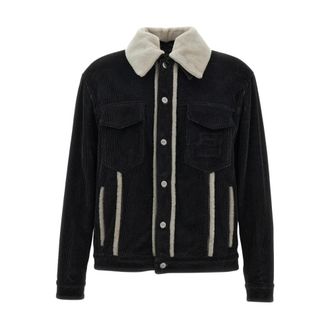Fendi Blouson - male - Fendi - Faux Fur & Shearling Jackets - Black - M - Jackets