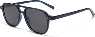 Generic Polarized Mens And Womens Driving Sunglasses Outdoor Vacation Sports Sun Glasses(Blue)