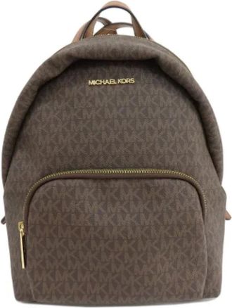 Michael Kors Pre-owned Backpacks, female, Brown, Size: ONE SIZE Pre-owned Plastic backpacks