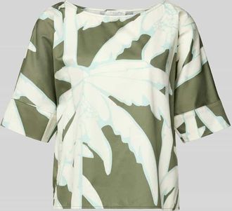 Christian Berg Regular Fit Blusenshirt im Allover-Look in Mint, Gr&ouml;&szlig;e 34