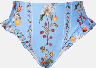 Agua Bendita Slip bikini Jengibre con stampa