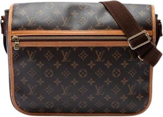 Louis Vuitton Pre-owned Bosphore GM - Dames - Vintage Schoudertas - Bruin - ONE Size - Leer - Vintage