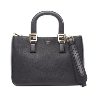 Fendi Pre-owned Vintage Tote Bag - Dames - Vintage Handtas - Zwart - ONE Size - Leer - Vintage