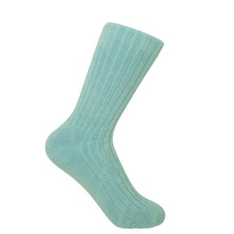 Peper Harow Ribbed Womens Bed Socks - Blue