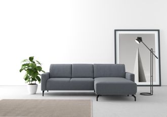 Sit&more Ecksofa »Bailando L-Form« wahlweise mit Kopfteilverstellung und Vorziehsitz, motorisch