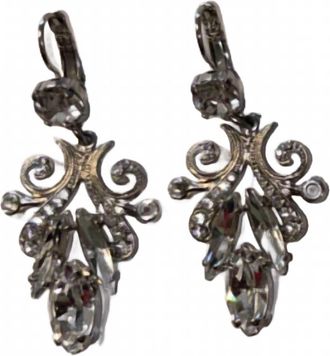 Mariana Womens Chandelier Earrings In Clear Crystal