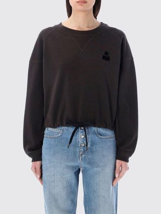 Isabel Marant Felpa a girocollo in misto cotone con logo Isabel Marant Etoile