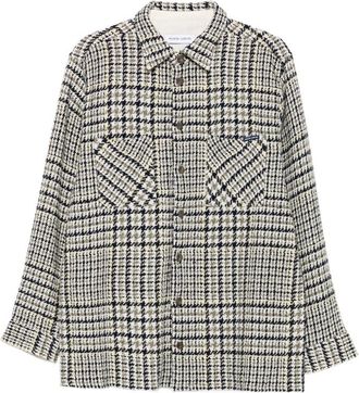 Maison Labiche Houndstooth Check Shirt