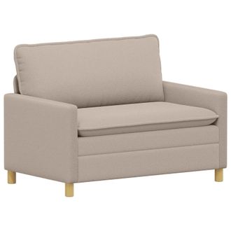 vidaXL Sof&aacute; Gris Claro 126 X 81 X 87,5 Cm Tela Vidaxl