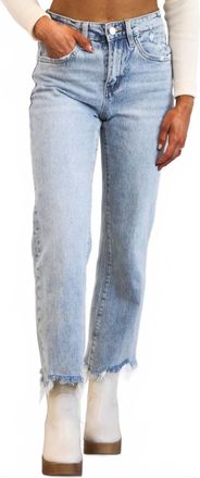Flying Monkey Dylan High Rise Dad Jeans In Light Wash