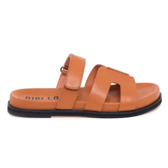 Bibi Lou Ciabatta in pelle - female - Bibi Lou - Sliders - Brown - 6 UK - Shoes