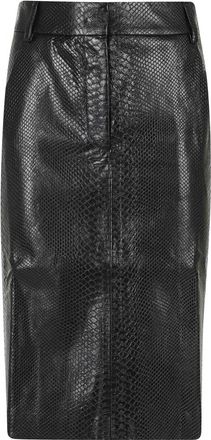 Andamane New Xania Pencil Skirt - Dames - Kokerrokken - Zwart - S - Polyester - Rokken