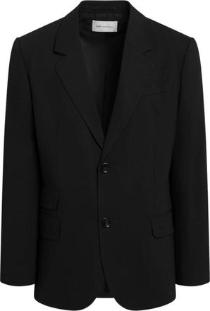 Ami Rechte Pasvorm Enkelrijige Blazer - Heren - Business blazers - Zwart - M - Kostuums