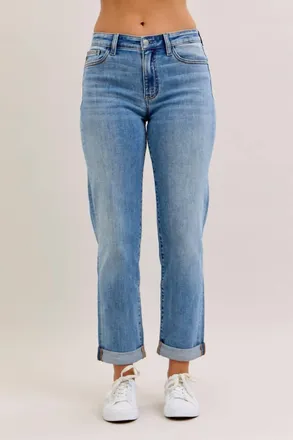 Judy Blue Rowan Boyfriend Jean In Blue