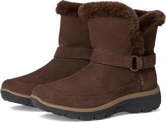 Skechers Easy Going - Dreamers Luxe Vibe Hands Free Slip-ins Womens Boots Chocolate : 9.5 B - Medium, Suede