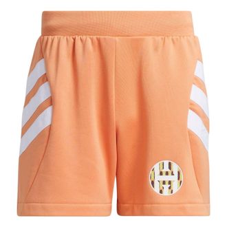 adidas Harden Graphic Shorts Asia Sizing Orange IU2801