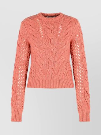 Sportmax cable-knit wool-blend jumper