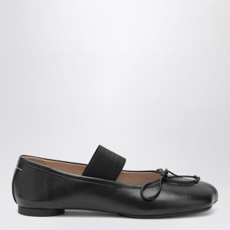 Maison Margiela Anatomic Numeric black ballet flats