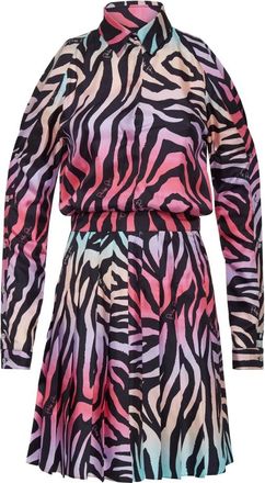 Philipp Plein Overhemdjurk - Dames - Korte kleedjes - Veelkleurig - XS - Kleedjes