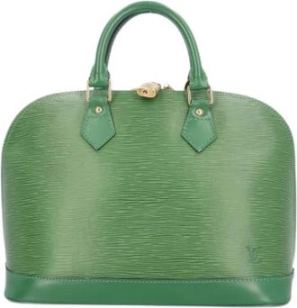 Louis Vuitton Pre-owned Handbags, female, Green, Size: ONE SIZE Pre-owned Alma PM Handbag