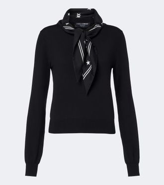 Dolce & Gabbana Pullover in misto lana e seta