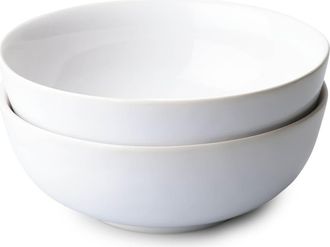 Fable Interiors The Ramen Set of 2 Bowls in Pearl White at Nordstrom