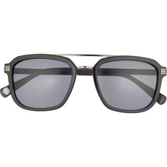 Ted Baker 54mm Polarized Square Sunglasses in Black at Nordstrom Rack