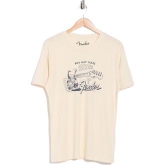 Lucky Brand Fender Guitar Graphic T-Shirt in Turtledove at Nordstrom Rack, Size Xx-Large