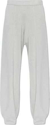 Fabiana Filippi Wijde Pijpen Broek - Dames - Wijde Broeken - Grijs - XS - Wol - Broeken