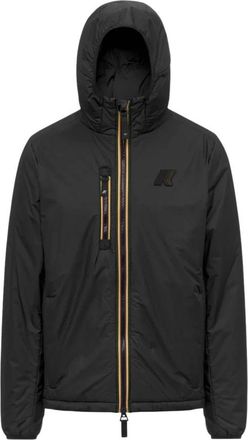 K-Way Heren, Jassen, Zwart, Maat: XL Leer