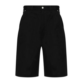 Comme Des Gar&ccedil;ons Denim Shorts, male, Black, Size: S Pleated Shorts