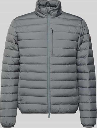 Save The Duck Steppjacke mit Zweiwege-Reißverschluss Modell ERION in Silber, Größe XXL