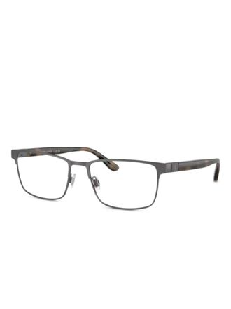 Polo Ralph Lauren rectangle-frame glasses - Grey