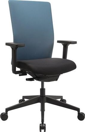 Topstar Sill&oacute;n Giratorio Sincronizado Negro/petr&oacute;leo 420-540mm Con Respaldo Capacidad 110kg Topstar