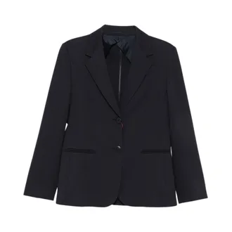 Max Mara Jassen, Dames, Blauw, XS, Mstfalesia
