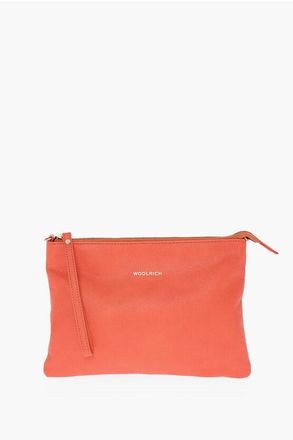 Woolrich Hammered Leather Shoulder Bag size One Size