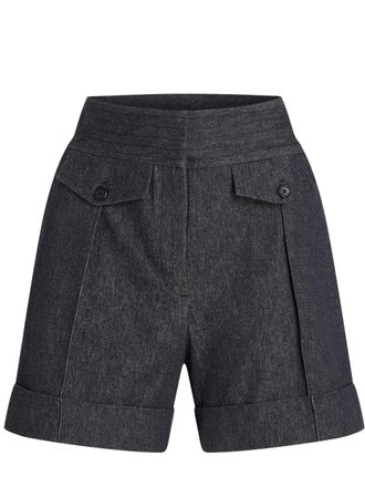 Karl Lagerfeld Shorts sartoriali Look in denim Karl Lagerfeld x Amber Valletta - Nero