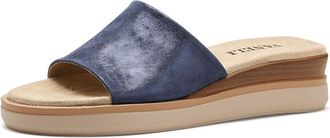 Vaneli Honna Womens Sandals Navy Lisa : 10.5 M (B), Leather