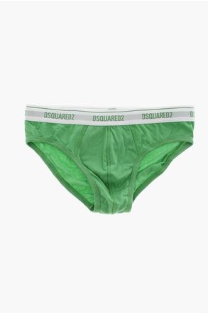 Dsquared2 Stretch-Cotton Briefs With Branded Elastic Band size S