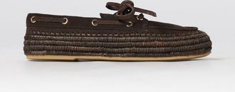 Paloma Barcel&oacute; Mocassino da barca Paloma Barcel&ograve; in camoscio e rafia