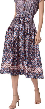 Shoshanna Kennedy Dress In Blush Multi